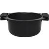 Tognana Avantspace, casseruola 2 manici 16 cm, alluminio, nero