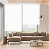 Blindecor Ara | Tenda a rullo traslucida tinta unita - Bianco, 140 x 250 cm (Larghezza x Altezza) | Dimensioni del tessuto 137 x 245 cm | Tenda per interne