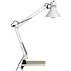 Brilliant Hobby Lampada a Pinza E27, Testa Orientabile, Bianca | Lampada da scrivania, altezza 70 cm, Ø 17 cm, E27, max. 40 W, orientabile