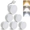 HCFEI - Modulo LED ultra piatto ø50x24mm per faretti a incasso, 5W 450lm 110° 230V, bianco caldo, bianco naturale, bianco freddo, sostituisce le lampadine GU10 MR16, senza sfarfallio, IP44