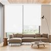 Blindecor Ara | Tenda a rullo traslucida tinta unita - Bianco sporco, 160 x 250 cm (Larghezza x Altezza) | Dimensioni del tessuto 157 x 245 cm | Tenda per interne