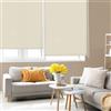 Blindecor Ara | Tenda a rullo traslucida tinta unita - Marrone chiaro, 80 x 175 cm (Larghezza x Altezza) | Dimensioni del tessuto 77 x 170 cm | Tenda per interne
