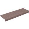vidaXL Tappetini per Scale autoadesivi 10 pz 65x21x4 cm Crema Bordo Rettangolare