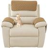 uyeoco Copribraccioli Fodera Per Bracciolo del Divano, Fodera Per Poggiatesta Per Sedia Reclinabile, Fodera Per Poltrona Impermeabile con Tasche, 1/2/3 Posto Copripoltrona Relax ( Color : 33# , Size : 2-seat