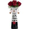 Mascagni Casa - Vaso in ceramica con figura femminile h.29 cm