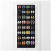 Generic Scarpiera con 40 tasche da appendere sopra la porta, per armadio, ingresso, camera da letto, bagno, ripostiglio, in rete, per scarpe da ginnastica e scarpe da ginnastica (nero)