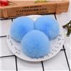 ThaiRoot Confezione da 10pcs pompon 8 cm in pelliccia sintetica, pon pon in pelliccia, soffici palline di peluche, grandi palline di pon pon, palline di peluche per il fai da te, cappelli, borse, portachiavi