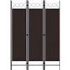 vidaXL 3/4/5/6x Paravento a 6 Pannelli Nero 240x180cm Divisorio Diversi Colori