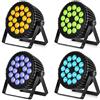 Betopper luci par della fase di 18x18W RGBLAUV LED per le nozze del partito | Alta potenza, CRI> 95, guscio in lega di alluminio, RGB+Lime+Ambra+UV, ventola di raffreddamento, modalità Auto/Sound/DMX512