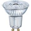 OSRAM Riflettori LED dimmerabili con attacco GU10, risparmio energetico, sostituzione 50 W, durata molto lunga (25.000 H), angolo di diffusione 36°, bianco freddo | PAR16 50 36 ° 4,5 W/4000 K GU10