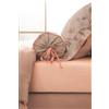 PIP STUDIO Lenzuolo con angoli Mi Vida colore rosa chiaro 90 x 200 cm per materassi fino a 25 cm di altezza