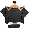 Solvant Asciugamani Bagno XXL 100x200 cm - 420 g/m² (Nero) | Asciugamano Doccia Grande, Spesso per Sauna e Spiaggia - Unisex - Altamente Assorbente e Morbido