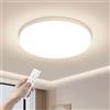 EASY EAGLE Plafoniera LED Soffitto Dimmerabile, 48W 4800LM Ø30CM