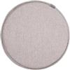 Rr tianshi Cuscino rotondo per sedia, antiscivolo con fibbia, 35/40/45 cm, rotondo, per giardino, patio, casa e cucina (30 x 30 x 3 cm, grigio chiaro)