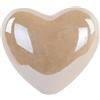 Generic 12 magneti calamite in resina per bomboniera ideali per bomboniere nascita laurea comunione cresima vari soggetti e animali (Cuore Perlato beige 4cm)