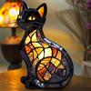 Generic Lampada a forma di cane, luce notturna in resina colorata, lampada da tavolo a LED per camera da letto e soggiorno, decorazione di animali