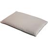 Giraffenland Grande cuscino di cirmolo 40x60cm - cotone spigato bianco, con fodera interiore supplementare bio - Cuscino ai trucioli di pino cembro