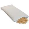 Giraffenland Grande cuscino di cirmolo 40x80cm - cotone spigato bianco, direttamente riempito - Cuscino ai trucioli di pino cembro - Guanciale