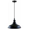 LEDSone Set di lampade a sospensione multicolore, lampadario in metallo, paralume grande da 32 cm, attacco E27 regolabile, illuminazione a sospensione da soffitto. (Nero interno bianco)