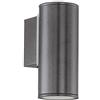 Eglo LED Lampada da Parete Esterna Riga, 1 fiamma, Applique in acciaio | zincato, Colore: Antracite, IP44