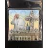 OVUNQUE PROTEGGIMI Croce Papa Francesco Pettorale in Metallo 4 cm, Crocifisso Buon Pastore Made in Italy, Ciondolo Religioso Papa Bergoglio, Medaglia Pettorale in Memoria del Santo Padre, Rosario Bergoglio