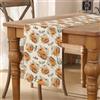 AwzyGous Runner Tavola Moderno Autunno 40X140, Foglia, Zucca Arancione, Foglie D'Acero, Eucalipto, Runner da Tavolo Lavabile, Tovaglia in Stile Country per Tavolo da Pranzo, Decorazioni per Feste al Chiuso