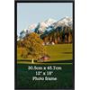 Vasemouh Cornice 30x45 in PVC,Portafoto da Parete, Perfetto per Casa Ufficio, Cornice Nera,1 Pezzo