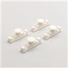 Printbtw 4 binari di ricambio per tende IKEA KVARTAL di colore bianco | Tenda a pannello, sistema a binari, ricambio per riparazione, montaggio