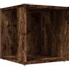 vidaXL Tavolino da Salotto Rovere Fumo 33x33x34,5 cm Legno Multistrato