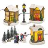 URBN-TOYS Villaggio natalizio in inverno con luci a LED [255744]