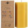 Danilovo Candele Cera d'Api Naturale al 100% - Decorazioni Casa Eleganti e di Alta Qualità - Candele Naturali Decorative e Sostenibili (1 pz, 5 x 10 cm, 18 Ore)