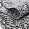 ybaymy Tappeto antiscivolo in PVC, Tappeto Drenante 90 x 500 cm, spessore 5,5 mm, per drenaggio, per cucina, piscina, lavanderia, grigio