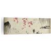 ARTTOR Stampe da Parete Moderne 160x50 cm Quadro su Tela Paesaggi Persone - 5020 | Fiore Ciliegie Giappone Quadro Decorativo XXL 1 pezzo Soggiorno Camera da Letto Arte da Parete Decorazione da Parete ARTTOR