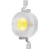 Wakects Chip LED ad Alta Potenza, 50 Pezzi SMD 1W, Perle di Lampada per Riflettori, Bianco Caldo, 8mm 120°