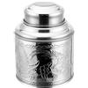 Ausuky, contenitore rotondo in acciaio inox per bustine di tè, contenitore per alimenti, zucchero, caffè, tè, latta, 3XL
