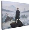 MuchoWow© Quadro Moderno Soggiorno Decorazioni Da Parete Quadri Su Tela | 40x30 cm - Salotto Grandi Foto Con CorniceAntichi maestri - Arte - Caspar David Friedrich - Der Wanderer über dem Nebelmeer