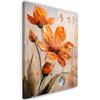 Feeby Stampa su Tela - Quadri Moderni Soggiorno - Quadro Camera Da Letto - Giglio Fiore arancione - 40x60 cm - Decorazioni Parete