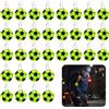 AetherAurora 36 Pezzi Riflettore Ciondolo Calcio Portachiavi, per Scuola Zaino Corsa | PVC Riflettente Portachiavi Calcio, Catarifrangenti con Catena per Bambini Riflettore Ciondolo