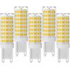 Generic Lampadina G9 LED 9W, 900LM, Lampadine LED 5pcs, 9W Equivalente A 90W Alogeno, AC100V-240V, Angolo di Fascio 360° per Illuminazione Domestica(Natural White 4000k)