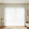 Generic Tende Verticali A Lamelle 98mm Oscuranti, Termiche per Ufficio e Casa, Tenda A Strisce Verticali per Finestra - Veneziane da Interno Regolabili - Bianco Blu Beige Grigio(210W x 260H cm)