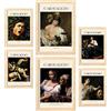 Nacnic Poster set di 6 Caravaggio Collezione di opere d'arte, Quadri decorativi per il tuo salotto, camera da letto, casa. Stampe d'arte da parete. A4 and A3 with Lightwood Frames