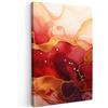 MuchoWow© Quadro Camera Da Letto Quadri Soggiorno Decorazione Parete Quadri | 80x120 cm - Moderni Su Tela Stampe Foto Con Cornice Quadretti Poster Cucina AstrattiMarmo - Rosso - Oro