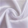 Blausky Tessuto satinato, 4 m x 150 cm, tessuto di rivestimento in seta al metro, in poliestere, tessuto decorativo lucido per cucito, per costumi, vestiti, abiti da sposa, tovaglie, bianco A