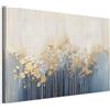 murando - Quadro Moderno per Soggiorno Grandi, Linee Dorate Lusso, 90x60 cm | Chiodi Inclusi, 1 Pezzo, Stampa su Tela, Decorazione da Parete, Resistenti Allo Sbiadimento, Produzione Europea