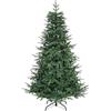 YITAHOME Albero di Natale Artificiale Premium 212 cm, ca. 1100 Punte in PE Stampato a Iniezione & PVC, Albero di Natale Realistico con Supporto in Metallo & Telaio Pieghevole, 212 x Φ105 cm
