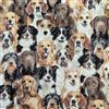 Panini Tessuti, Tessuto Gobelin con Cani, Venduto al Mezzo Metro, Larghezza Fissa 140 CM; 1 qtà=50cm; 2qtà=100cm - Arredo, Sedie, Divani, Fai da Te