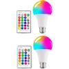 Giwnhvx Lampadina LED dimmerabile 15 W E27 con , proiettore RGB multicolore, 16 colori che cambiano