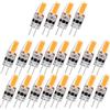 Atwnjkp Lampadine LED G4 Dimmerabile,G4 LED 3W Equivalente 30W Lampada Alogena,Bianco Caldo 3000K,Lampadina G4 LED 3W 300LM AC/DC 12V-24V Nessun Sfarfallio,Fascio 360°,20 Pezzi