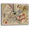Printerland Quadro Moderno Soggiorno stile KANDINSKY Quadri moderni Astratti da Parete XXL grande Stampa su tela Canvas Decorazione Murale muro Arredo Camera da letto Cucina (21, 70x100 cm)