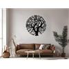 VAILLA Albero della Vita da Parete Quadri Moderni - Legno 3D Ingresso Casa | Legno MDF 6 mm, Tagliato al Laser, Albero della Vita, 5 Misure, Nero Argento Oro, personalizzabile, Soggiorno Cucina